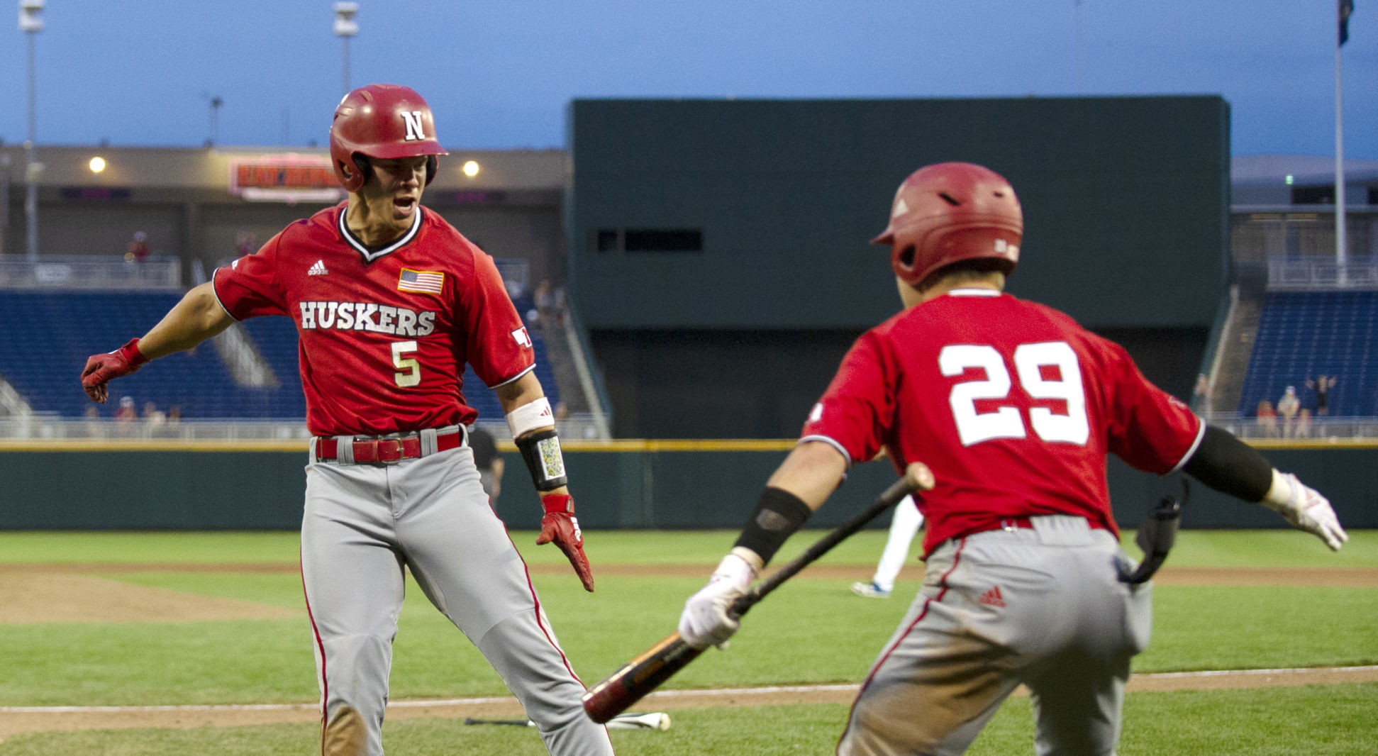 Nebraska vs. Michigan, second game, 5.25